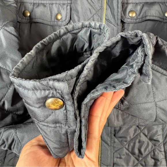 Gap Men's Water Resistant Fisherman Quilted Navy Blue Barn Chore Jacket Size MEA - Picture 12 of 15